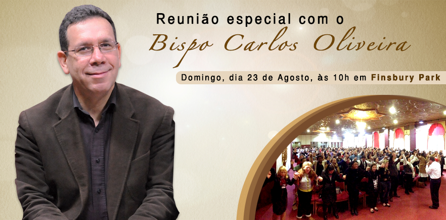 Reunião especial com o Bispo Carlos Oliveira