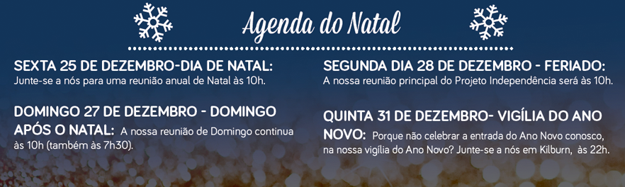 A Virada de Ano Novo 1 agenda