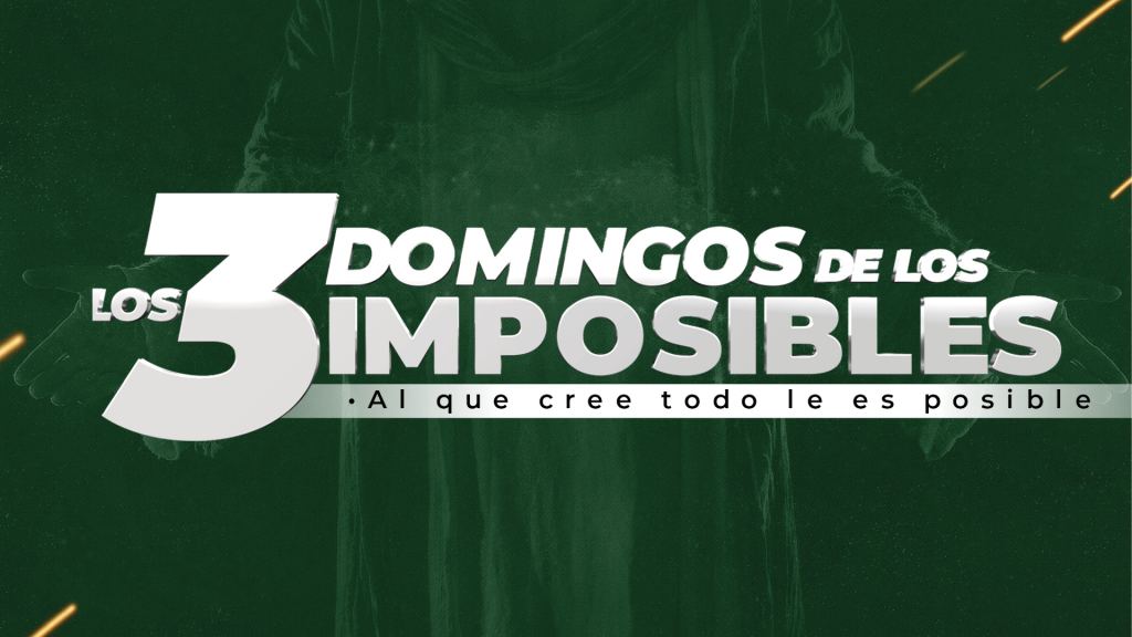 Los 3 Domingos de los Imposibles 1 09.20 3 Sundays of Impossibles Blue Slide no time date SPN