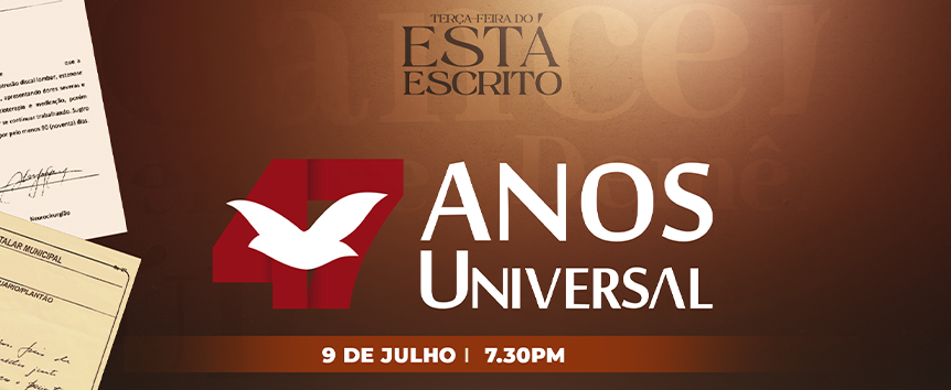 Terça-Feira do “Está Escrito” 1 The Tuesday of It Is Written